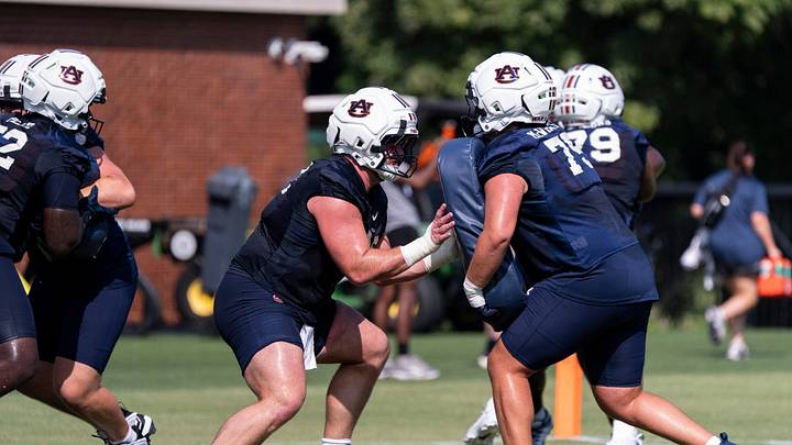 Auburn's offensive line will be one of the most important position groups to watch heading into 2026. Auburn's offensive line will be one of the most important position groups to watch heading into 2026.