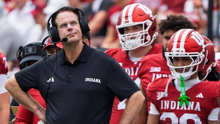 Indiana Head Coach Curt Cignetti during the Indiana versus Howard football game at Memorial Stadium on Saturday, Sept. 12, 2026. Indiana Head Coach Curt Cignetti during the Indiana versus Howard football game at Memorial Stadium on Saturday, Sept. 12, 2026.