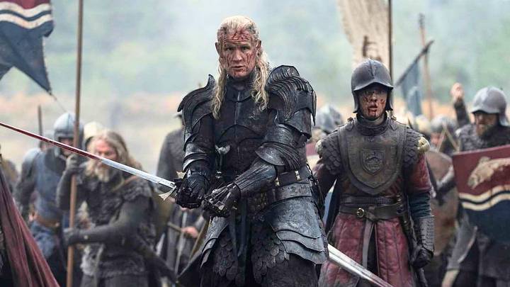 Matt Smith as Daemon Targaryen in House of the Dragon season 3
