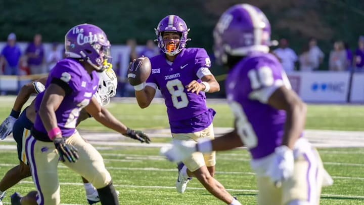 Western Carolina quarterback Taron Dickens