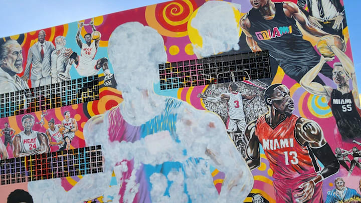 Miami artist Kyle Holbrook updated his Jimmy Butler mural.