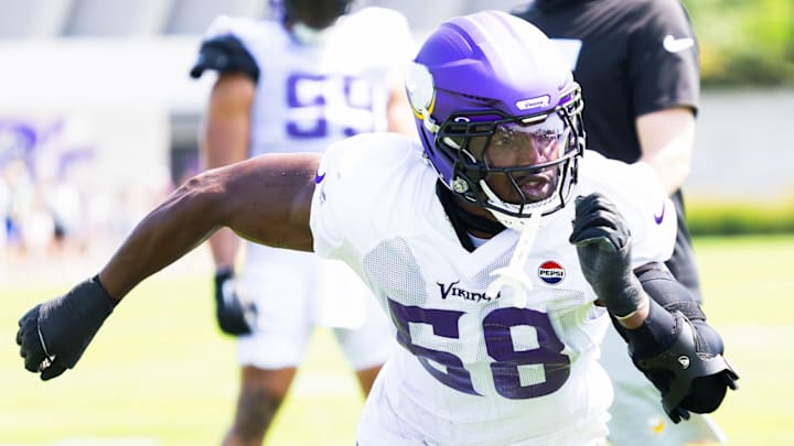 Vikings edge rusher Jonathan Greenard. 