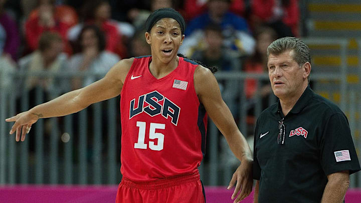 Candace Parker (left) and then-USA Basketball head coach Geno Auriemma. Harry E. Walker/Tribune News Service via Getty Images Candace Parker (left) and then-USA Basketball head coach Geno Auriemma. Harry E. Walker/Tribune News Service via Getty Images