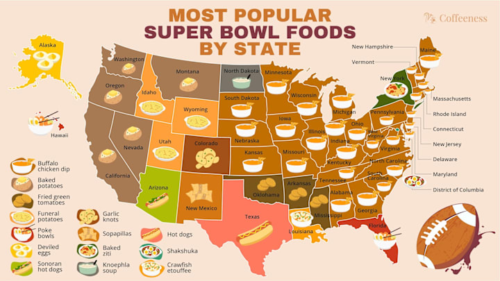 Which food is the top pick in your state?