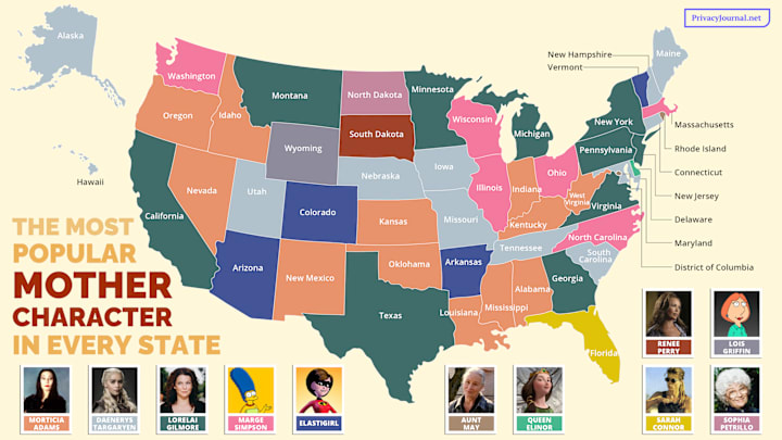 Morticia Addams and Daenerys Targaryen are the clear winners.