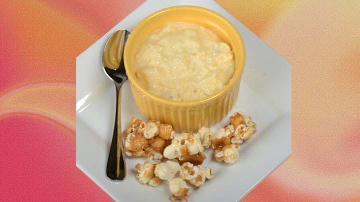 Popcorn pudding