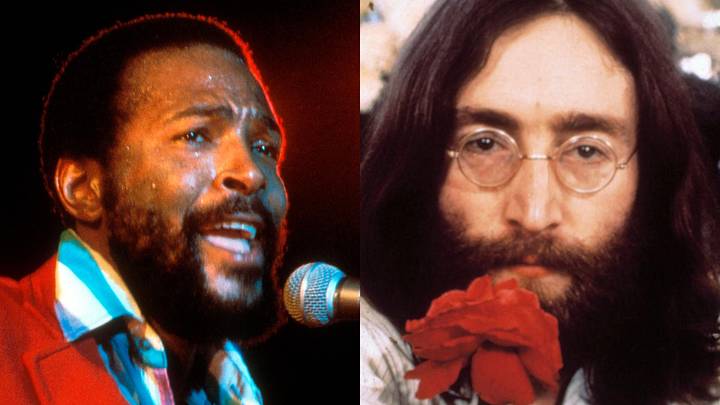 Marvin Gaye and John Lennon Marvin Gaye and John Lennon