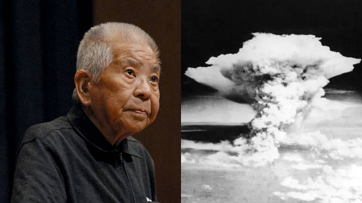 Tsutomu Yamaguchi / Nuclear explosion over Hiroshima, August 6 1945 Tsutomu Yamaguchi / Nuclear explosion over Hiroshima, August 6 1945