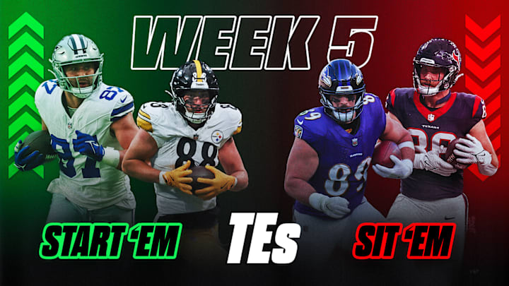 Start Em, Sit Em TEs: Week 5