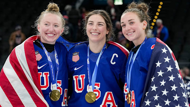 Hilary Knight led Team USA to a gold medal in women’s hockey.