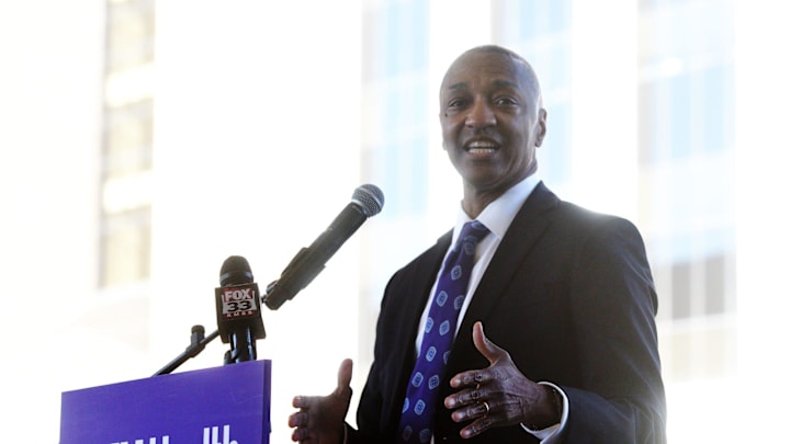 LSU President William F. Tate during the grand opening ceremony for the building of the Center for Medical Education of LSU Health Shreveport Monday morning, December 11, 2023.