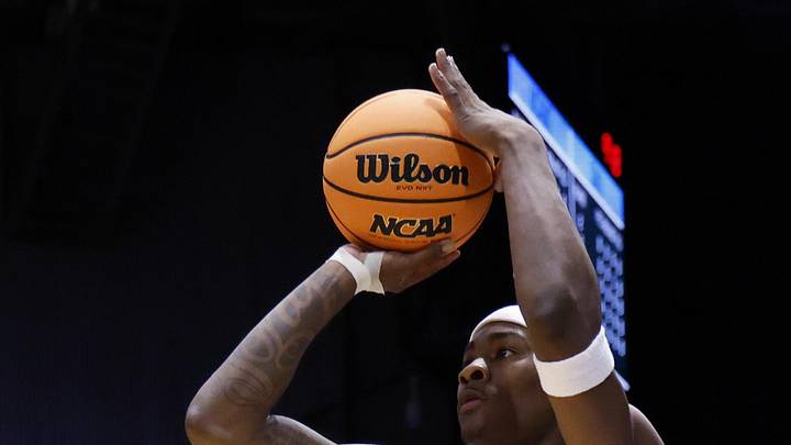 SMU Mustangs guard Jaron Pierre Jr. was picked in the 2026 NBA Draft. Mandatory Credit: Rick Osentoski-Imagn Images SMU Mustangs guard Jaron Pierre Jr. was picked in the 2026 NBA Draft. Mandatory Credit: Rick Osentoski-Imagn Images