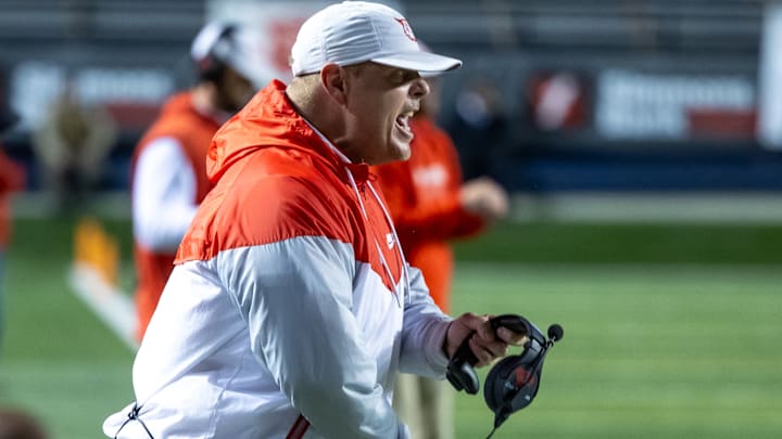 Head coach Neil Evans and Harding Academy play host to Benton on Friday night in  a showdown of powers. 