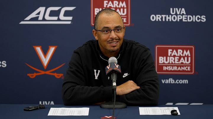 Tony Elliott answers questions from the media during Tuesday's weekly press conference. Tony Elliott answers questions from the media during Tuesday's weekly press conference.