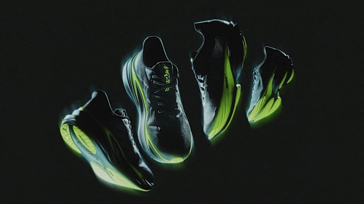 PUMA teamed up with Aston Martin Aramco Formula One Team on a running shoe capsule.