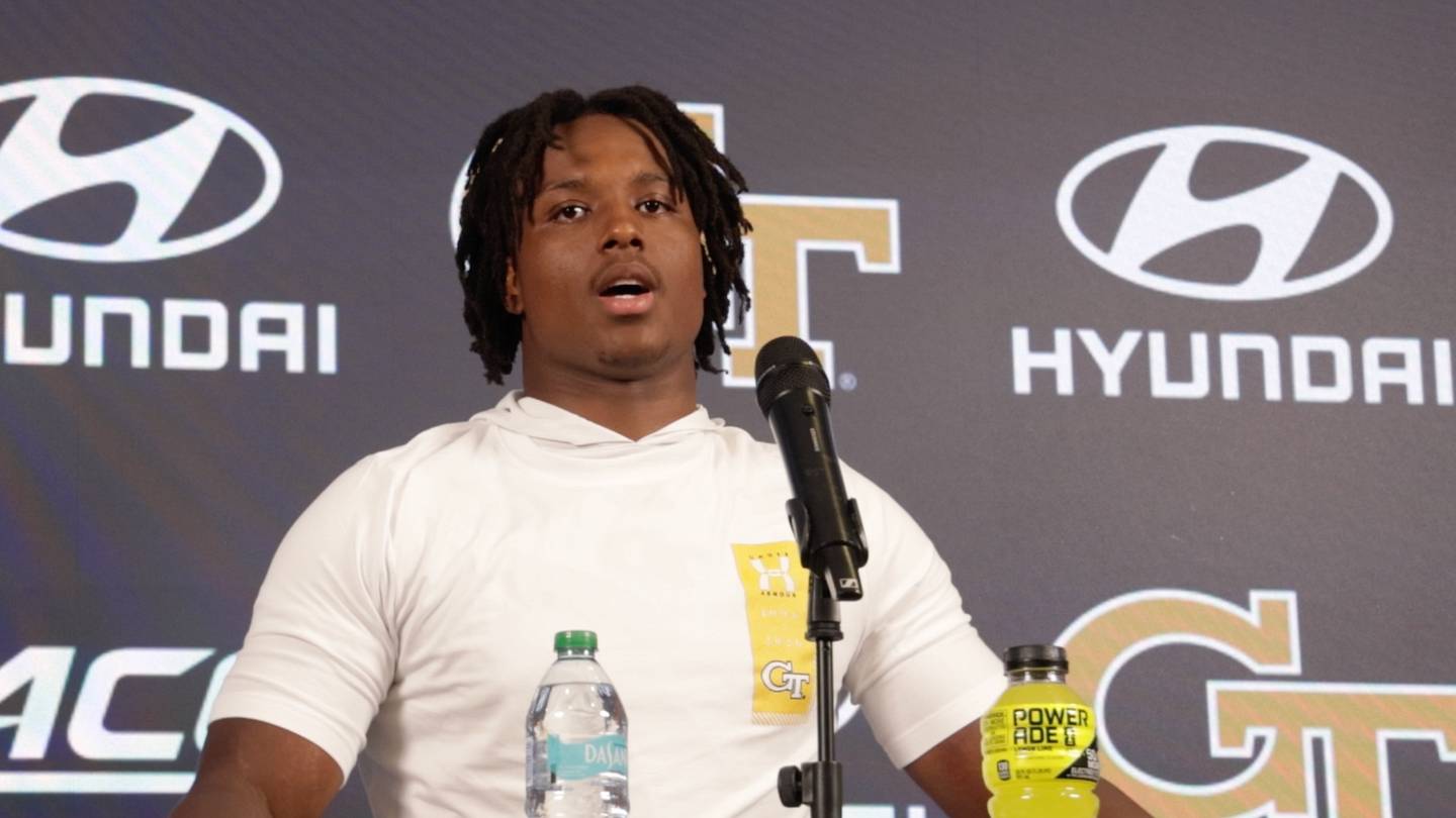 Three Things From Georgia Tech's Tae Harris during Wednesday's Media Availability