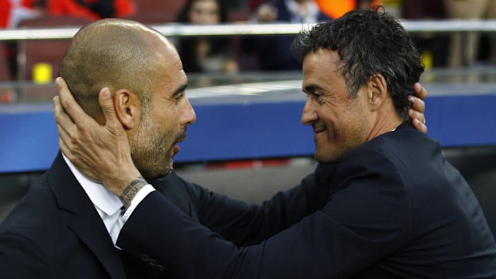 Pep Guardiola and Luis Enrique have both lifted the La Liga title with Barcelona both as a player and manager Pep Guardiola and Luis Enrique have both lifted the La Liga title with Barcelona both as a player and manager