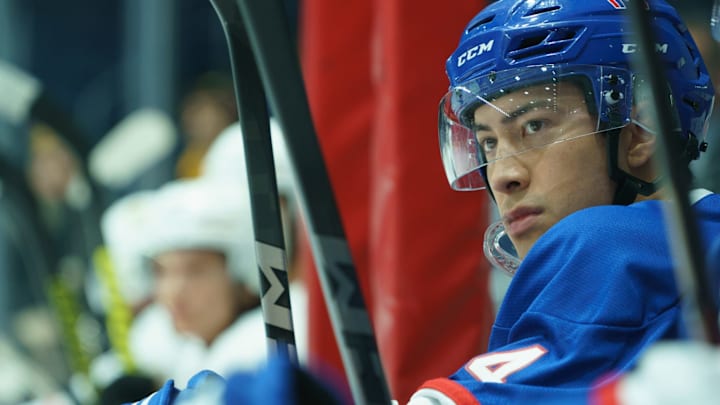 Hudson Williams as Shane Hollander in Heated Rivalry 