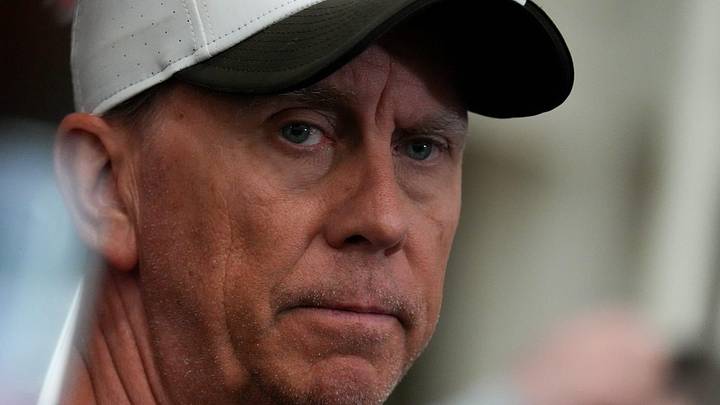 Coach Todd Monken talks to the press at the Browns OTA camp in Berea on May 20, 2026. Coach Todd Monken talks to the press at the Browns OTA camp in Berea on May 20, 2026.