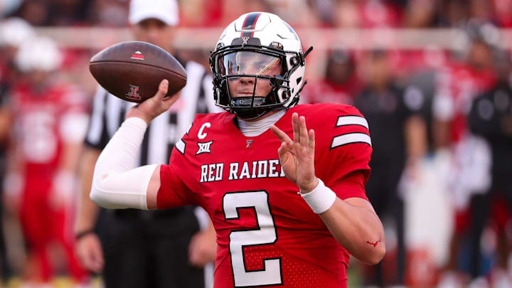 Behren Morton and Texas Tech are big-time favorites against Oregon State.