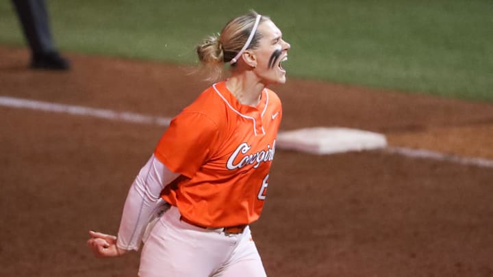 Oklahoma State pitcher Ruby Meylan was named Softball On SI's Pitcher of the Week after throwing her first career no-hitter.