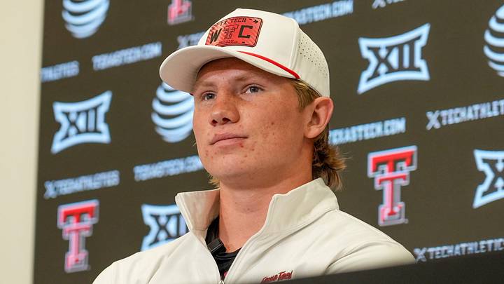 Texas Tech's Will Hammond speaks to the media during local media day, Tuesday, Aug. 4, 2026, at Galaxy Stadium. Texas Tech's Will Hammond speaks to the media during local media day, Tuesday, Aug. 4, 2026, at Galaxy Stadium.