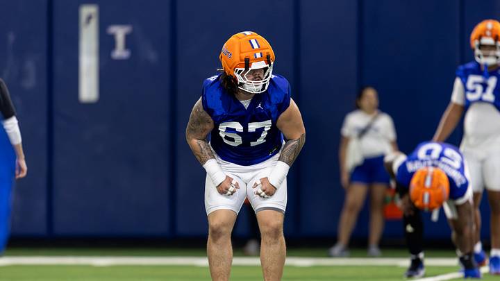 TJ Shanahan Jr. is one of four transfers Florida added to its offensive line this offseason. TJ Shanahan Jr. is one of four transfers Florida added to its offensive line this offseason.