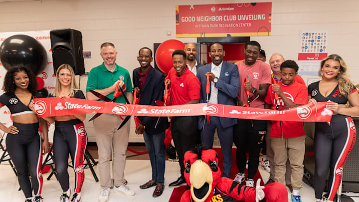 Atlanta Hawks and State Farm Unveil 12th Good Neighbor Club at Pittman Park Atlanta Hawks and State Farm Unveil 12th Good Neighbor Club at Pittman Park
