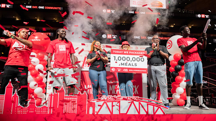 Hawks, State Farm and Volunteers Pack One Million Meals in Their Fifth Million Meal Pack to Fight Food Insecurity 