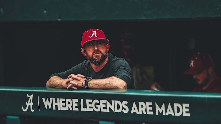 Alabama baseball coach Rob Vaughn.