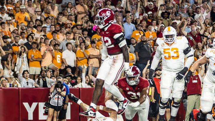 Yhonzae Pierre celebrates a sack in Alabama 37-20 win over Tennessee last season. Yhonzae Pierre celebrates a sack in Alabama 37-20 win over Tennessee last season.