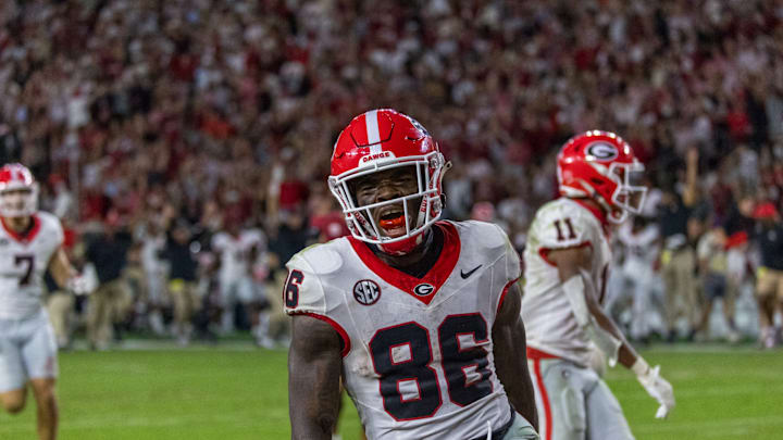 Dillon Bell Scores Fourth Quarter TD vs Alabama - Photo Brooks Austin