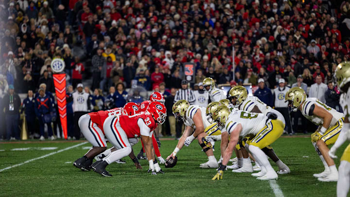 Georgia Tech vs Georgia goes into 8 OTs. 
