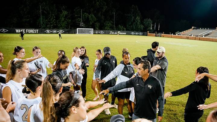 Wake Forest Women's Soccer Head Coach Tony da Luz has his team ranked in the top 25 once again, getting off to a 4-1-0 start. Wake Forest Women's Soccer Head Coach Tony da Luz has his team ranked in the top 25 once again, getting off to a 4-1-0 start.