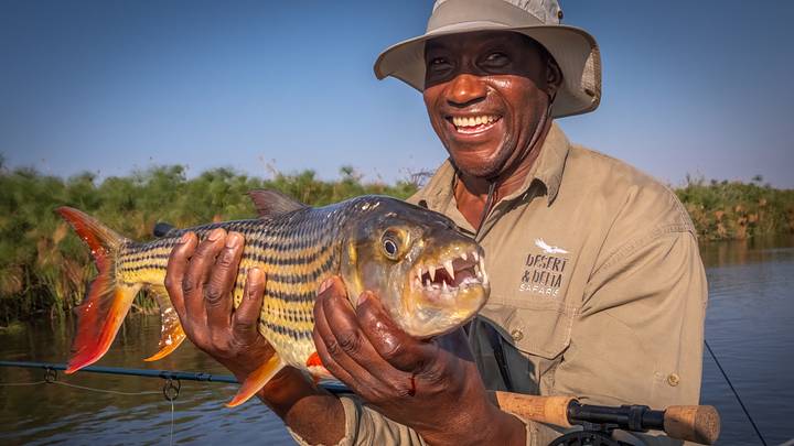 What It's Like to Fly Fish for the Tigerfish of the Okavango Delta