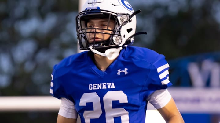 Tate Beran and his Geneva Vikings teammates moved to 5-0 last week and earned a spot in our Top 25 Illinois high school rankings, at No. 19.