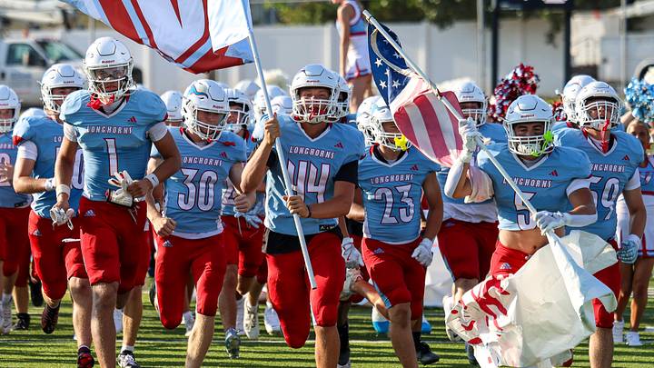 Parkway West football team runs out for its season opener against Parkway North on Thursday, Aug. 27, 2026. Parkway West football team runs out for its season opener against Parkway North on Thursday, Aug. 27, 2026.