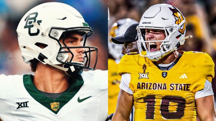 QBs Sawyer Robertson (left) and Sam Leavitt (right)