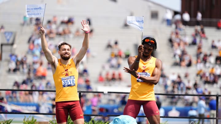 The Iowa State men's track and field team captured the Drake Relays Cup.