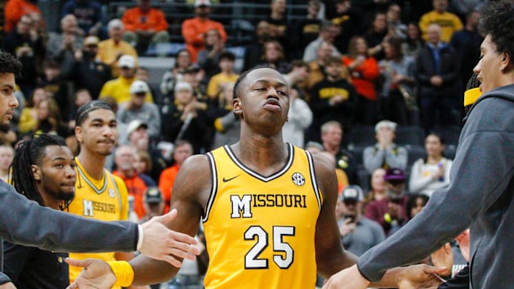 Mark Mitchell is introduced in the starting lineup vs Illinois Mark Mitchell is introduced in the starting lineup vs Illinois