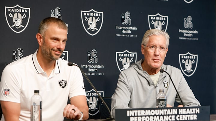Las Vegas Raiders John Spytek & Pete Carroll Las Vegas Raiders John Spytek & Pete Carroll
