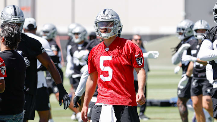 Las Vegas Raiders QB Cam Miller Las Vegas Raiders QB Cam Miller