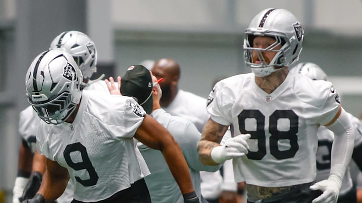 Las Vegas Raiders DEs Tyree Wilson, Maxx Crosby