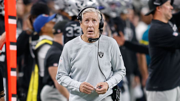 Las Vegas Raiders coach Pete Carroll