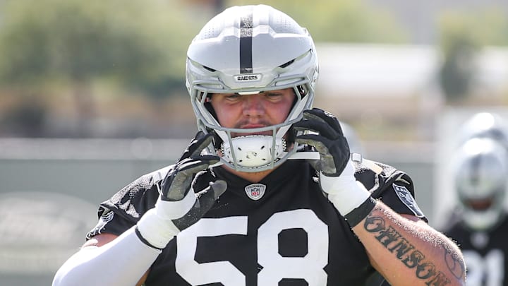 Las Vegas Raiders IOL Jackson Powers-Johnson