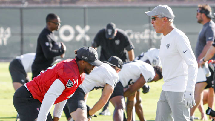 Las Vegas Raiders QB Gen Smith, Pete Carroll