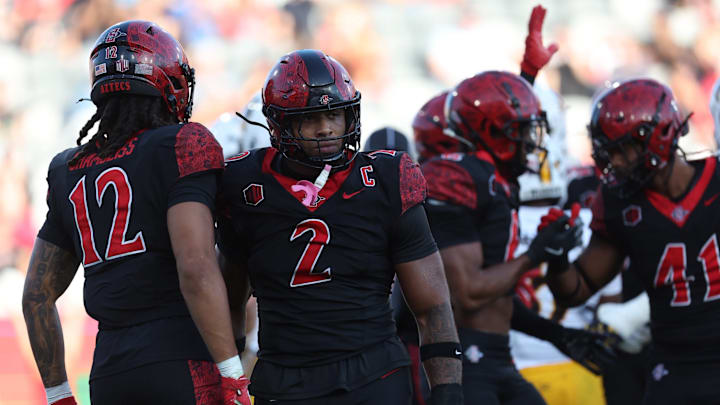 San Diego State Aztecs wide receiver Jordan Napier (2).