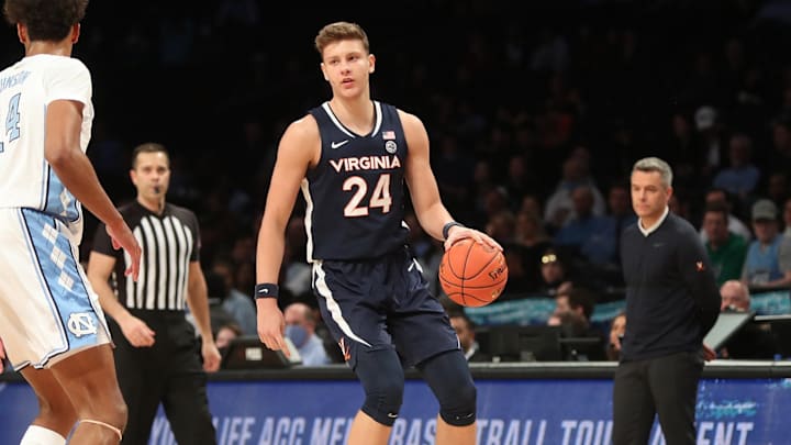 Igor Milicic Jr. playing in the 2022 ACC Men's Basketball Tournament. Igor Milicic Jr. playing in the 2022 ACC Men's Basketball Tournament.