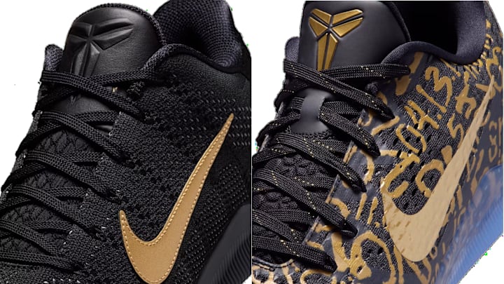 The Nike Kobe 11 returns in two special-edition colorways in honor of Kobe Bryant's final NBA game. The Nike Kobe 11 returns in two special-edition colorways in honor of Kobe Bryant's final NBA game.