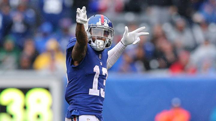 New York Giants wide receiver Odell Beckham Jr. dazzled football fans with his one-handed catches.